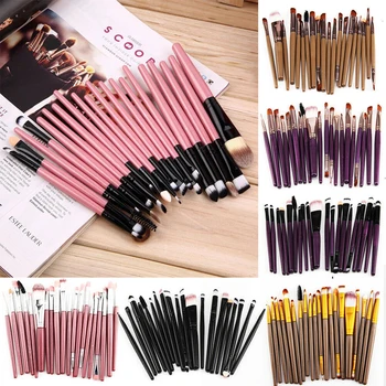 

20pcs MakeUP Brushes Set Eyeshadow Eyeliner Powder Foundation Blusher Tools Makeup Brush Set Makeup Brushes Set Professional
