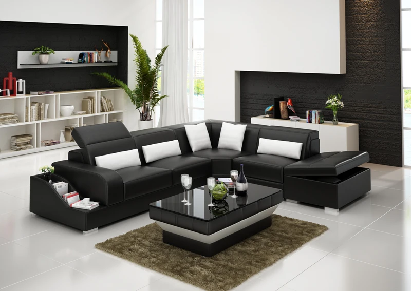 Диван мебель для гостиной, европейский стиль, кожаный диван