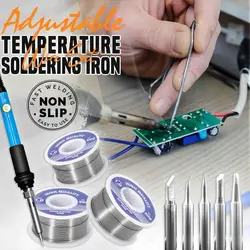 Fil de fer à souder, fil de soudure, Flux de fer à souder, bobine de câble de plomb, outil de soudage pratique, 1 pièce 