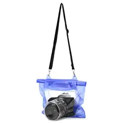 Водонепроницаемая ПВХ прозрачная камера защитный чехол сумка для Canon DSLR SLR подводный Корпус чехол цифровой камеры объектив Запчасти