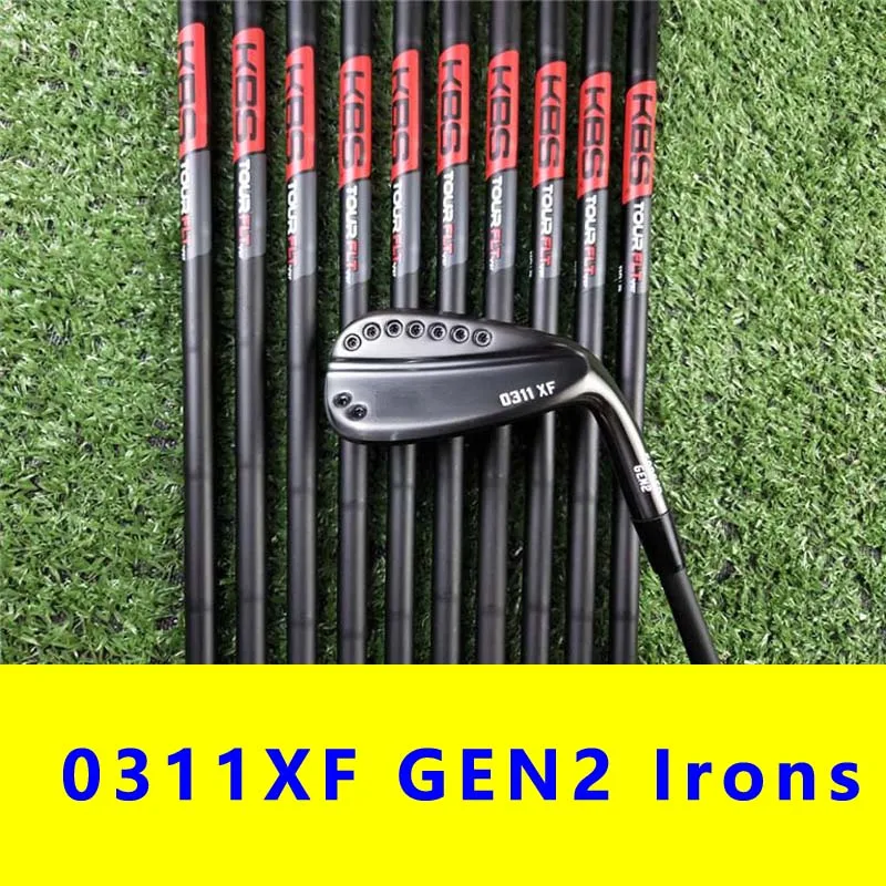 0311XF GEN2 кованые железные клюшки для гольфа набор железа 3-9 Вт 8 шт. сталь графит черный Вал Драйвер фарватера Гибридный Клин клюшки