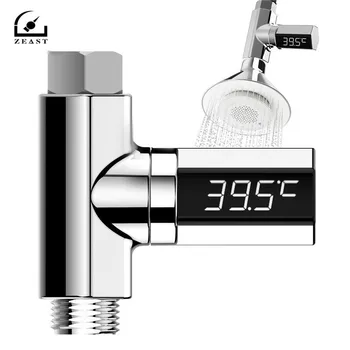 

Upgraded Version LQC-01 LED Display Home Water Shower Thermometer Flow Water Temperture Monitor Led Display Shower Thermometers