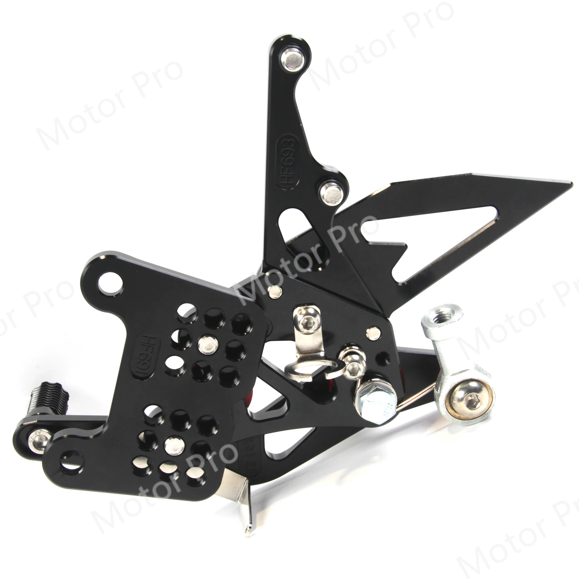 Регулируемые подножки для Triumph speed Triple 1050 2005-2010 аксессуары для мотоциклов ног Peg Rearset черный 2006 2007 2008 2009