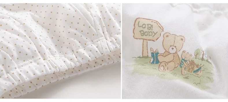 LABIBABY 2 PCS/LOT Bib for Baby Cotton Bibs Burp Cloth Striped Cute Nipple Pattern for Baby Boy Cloths