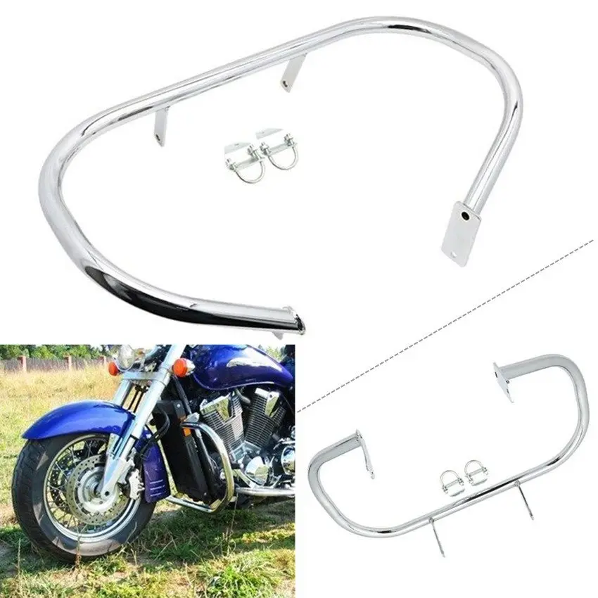 

Chrome Engine Guard Highway Crash Bar Protector For Honda VTX 1800R/S 2002-2008 03 04 05 06 07