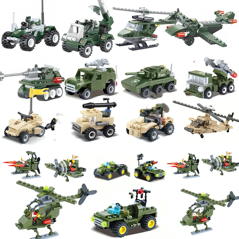 

Compatible legoed military vehicles tank sets armored ww2 world force war soldier building blocks child kid toys truck brick DIY