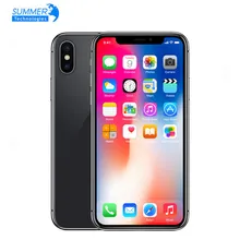 Apple A11 Bionic Original iPhone X Hexa-Core 64GB 3GB Nfc Supercharge Face Recognition