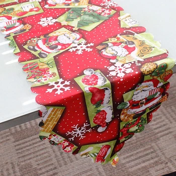 

180*36cm Christmas Table Runner Christmas Table Decoration Christmas Table Runner 2020 New Arrival For Home Dinner Table Decor