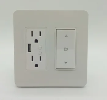 

US Type Smart Socket WALL Socket Dimmer switch Smart Home Devices That Works With Alexa