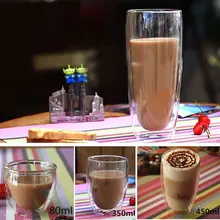 Кофейные кружки стеклянный Термоизолированный прозрачный молочный обеденный 80-600 мл Двойная Стенка барная посуда напитки кухня пиво чай чашка контейнер