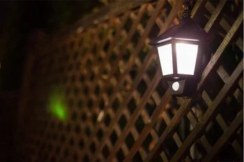 

Solar Hexagon LED Wall Light LED Solar Light Waterproof Lighting Outdoor Light Road Wall Light White Light Vintage Style