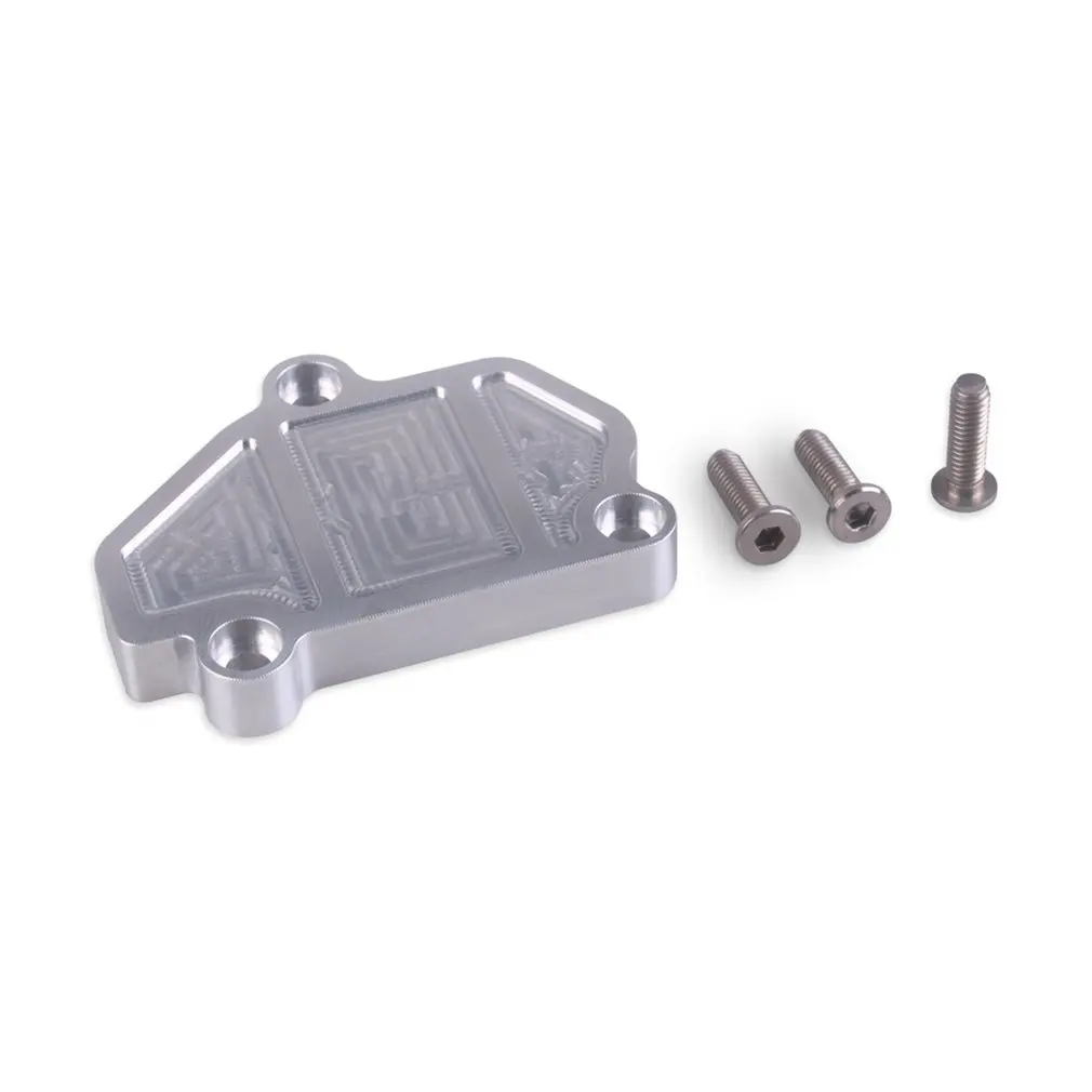 

High Quality 6061 Aluminum Baffle Racing Billet B-series Block off Plate for Honda for Acura Car Set Raw Silver