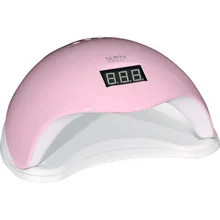 Sun5 машинка для стрижки 48 Вт УФ светодиодный Гибридный гвоздь лампа Ламповые ленты для маникюрная Сушилка для ногтей УФ-гель ЖК-дисплей Дисплей для Полимеризации Гель-лака для ногтей для лака для ногтей, УФ-лампы