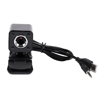 

HOT-USB 8 Megapixel Webcam Camera Video + 4LED Black MIC for desktop laptop