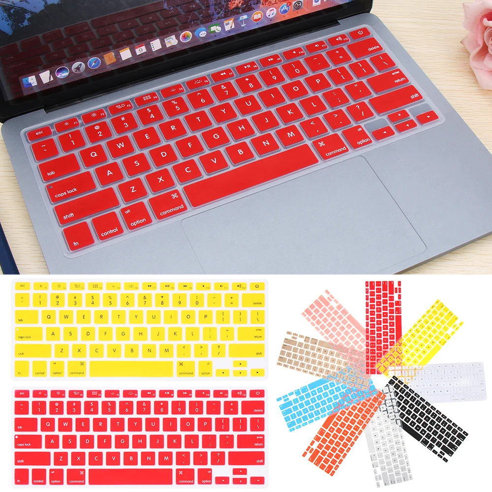 Keyboard Cover For Apple Macbook 13" 15" 17" A1369 A1466 A1425 A1502 A1398 A1278 A1286