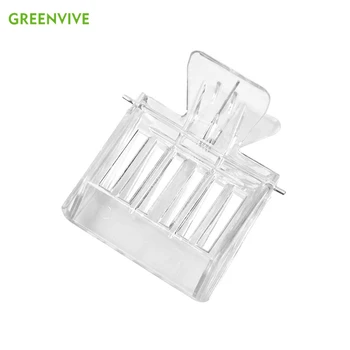 

3Pcs Bee Queen Catcher Colorless Clear Plastic Clip Cage Beekeeping Equipment Tool Beekeeper Queen Cage Clip