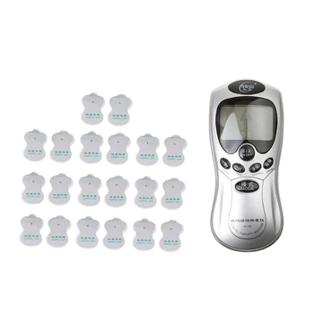 

Digital Electric Full Body Therapy Massager Machine Pulse Acupuncture + 20pcs Silicone Electrode Massage Pads Replacement