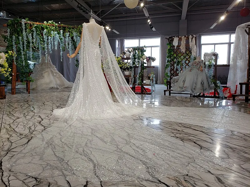 AIJINGYU свадебное платье Арабские платья для продажи скромные пышные рукава Bridals Роскошные прозрачные большие размеры на заказ свадебное