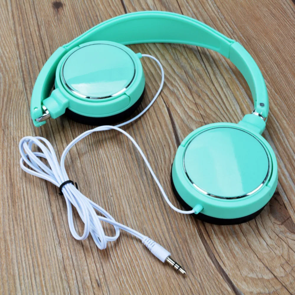 H30 Gaming Music Wired Headphone Stereo Audio Headset Earphone Big Earmuff headfone with Microphone 3.5MM Wired Connector