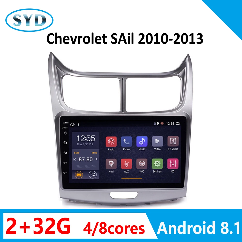 RAM2G + 32G автомобильное радио для Chevrolet Sail 2010 2011 2012 2013 Автомобильная Мультимедийная