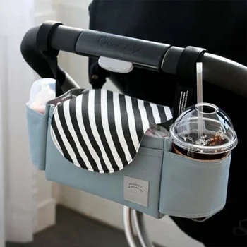 

Baby Carriage Hanging Storage Bag Cartoon Folding Travel Nappy Bag Stroller Organizer Bag Mummy Diaper Bag Hooks
