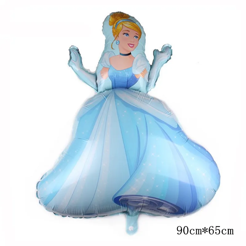 HDBFH New Cartoon Shaped Princess Shaped Aluminum Balloons Holiday Party Wedding Decoration Balloons Wholesale - Цвет: Figure balloon