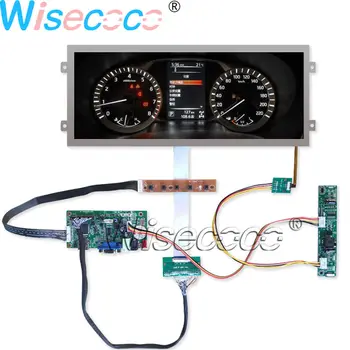 

Wisecoco 12.3inch 1920 * 720 TFT LCD display 40 pin LVDS driver board for automotive instruments HSD123IPW1 A00