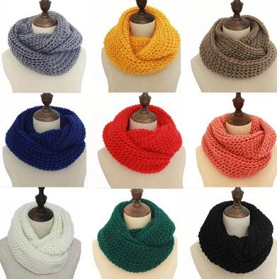GTQ bufanda de lana de Cachemira para bufandas de punto cálidas en 13 colores, a la moda para el cuello, Pashmina de de mujer| - AliExpress