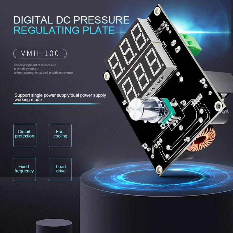 

LED Digital Display Voltage Regulator Power Supply Module 5-36V To 1.3-32V Board