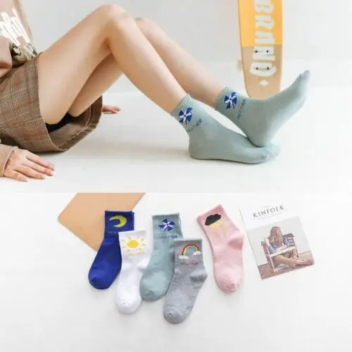 5 пар/лот = 10 штук, осенне-зимние носки, женские носки-тапочки с имитацией нейлона, толстые бархатные зимние носки для девочек - Цвет: Tianqi G