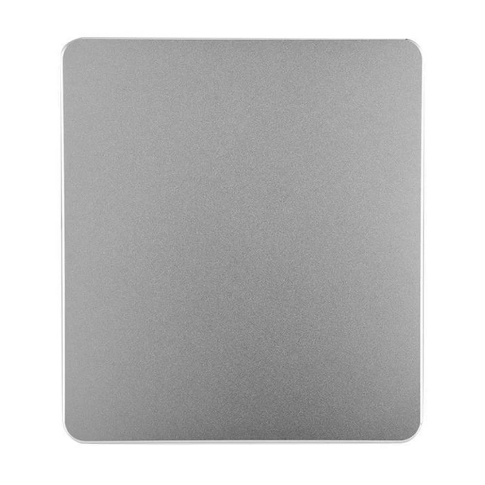 Подкладка из алюминиевого сплава коврик для мыши игровой коврик мышь для Macbook Apple hp Dell аксессуары для компьютера поставки - Цвет: silver