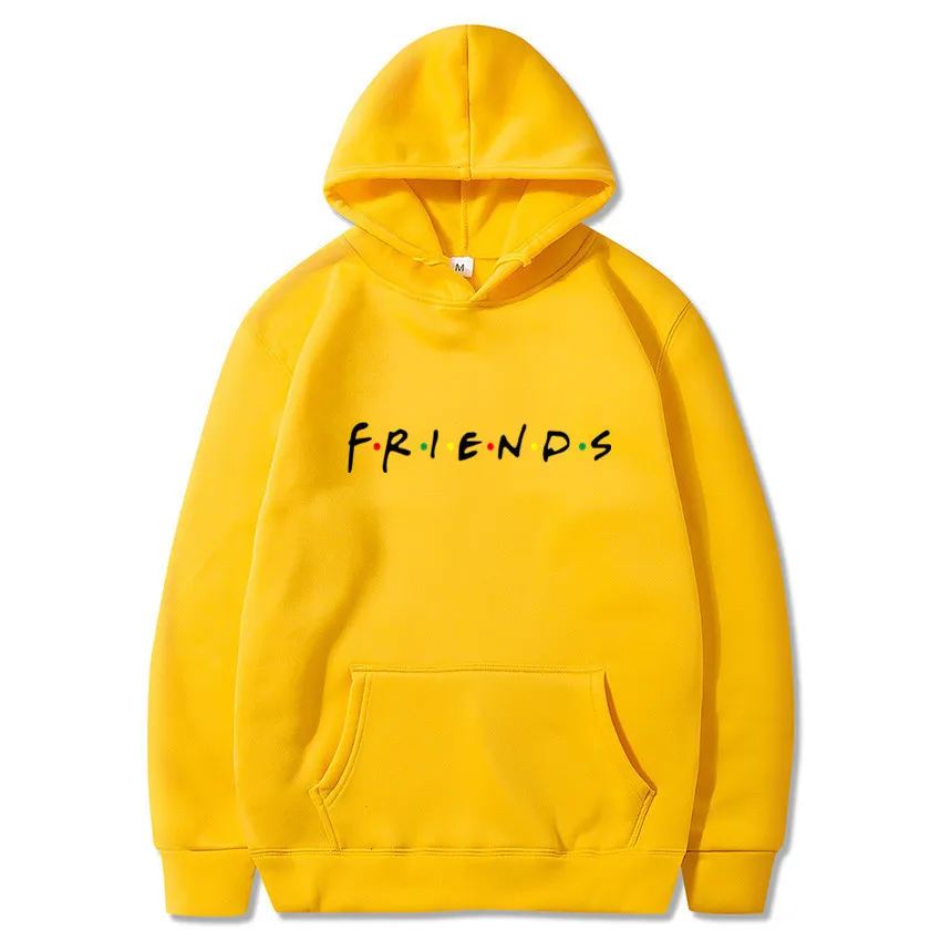 Funny Unisex Hoodies Friends Printed Long Sleeve 2020 Autumn Winter Fleece Pullover Hip Hop Streetwear Hooded Fashion Male Tops  (1)