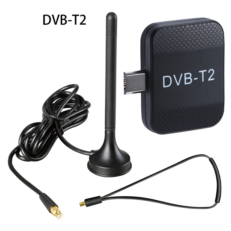 USB DVB-T/T2 цифровой для Android телефона/плоский ТВ приемник требует интерфейса для поддержки OTG телевизионная антенна тюнера