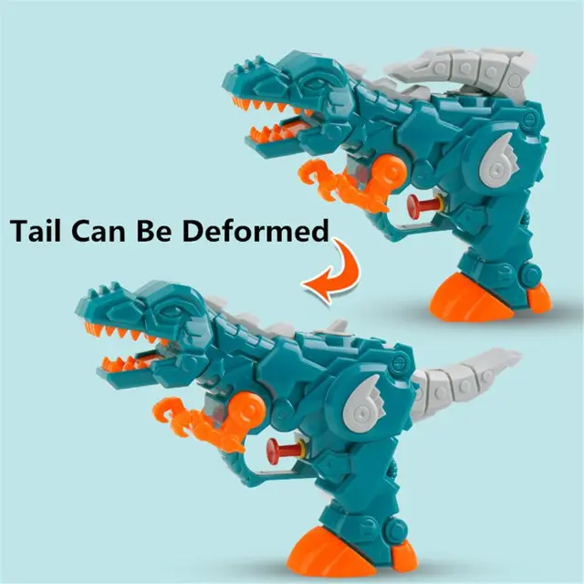 Robot Dinosaur Water Guns Toys Kids Squirt Gun For Child Summer Beach Swimming Pool Blaster Gun Portable 4