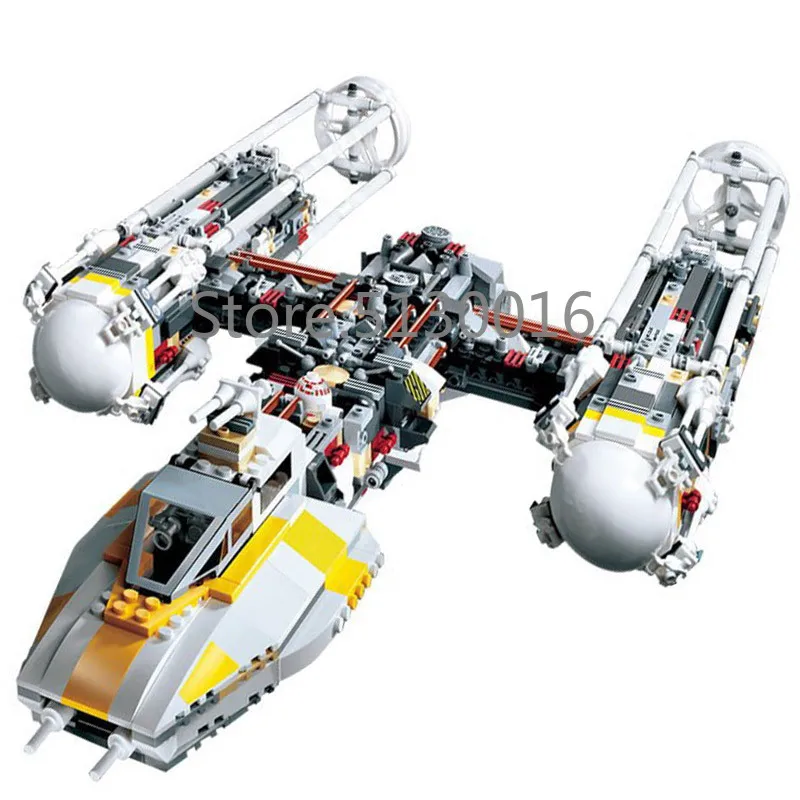 05040 Star Wars Fighter Series Y-wing Attack модель космического истребителя строительные блоки 1473 шт совместимые 10134 Кирпичи Игрушки