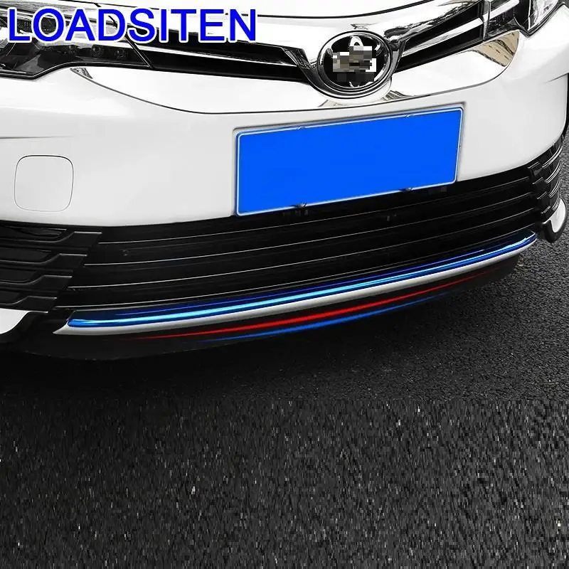 Decorative Modified Chromium Front Bumper Grille Exterior Car Styling Sticker Strip Bright Sequins 17 18 FOR Toyota Corolla |