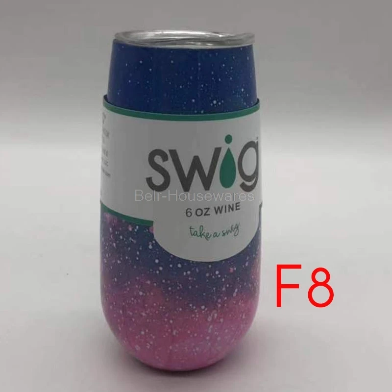 Stemless Swig винные чашки 6 унций стакан чашка из нержавеющей стали для шампанского термос Termo Vaso a o Inox