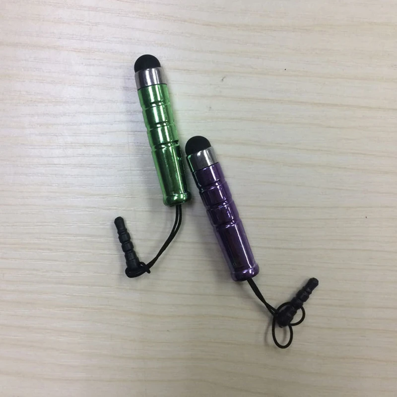 Bullet Capacitive Pen Stylus Mobile Phone Tablet with Dust Plug Capacitive Screen Universal Handwriting Stylus
