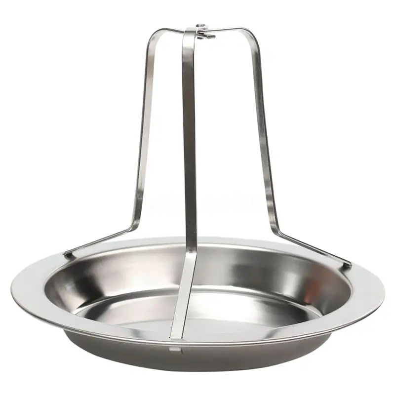 Beer Can Chicken Duck Roaster Drip Pan BBQ Grill Oven Rack Cooker Holder | Дом и сад