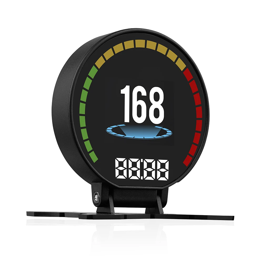 Светодиодный дисплей Hud Obd Ii 2 Автомобильный считыватель кода двигателя Цифровой измеритель компьютера Obd2 Спидометр автоматический диагностический инструмент цифровой измеритель