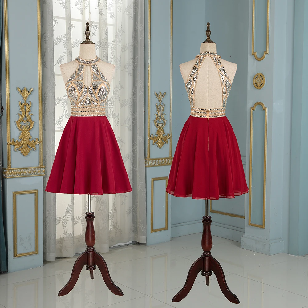 short red prom dresses 2019