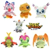 Anime Digimon Adventure Tailmon Tentomon Agumon Piyomon Patamon Gomamon Cute plush doll pendant Kawaii gift toy 1