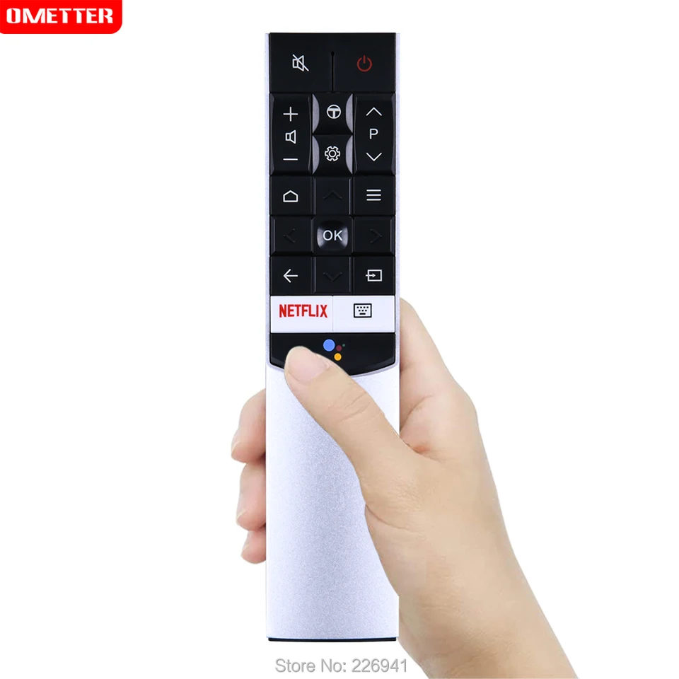Télécommande TV XINFUTE RC602S JUR5 Pour TCL Android Voice - Compatible L65C2US, 55X4US