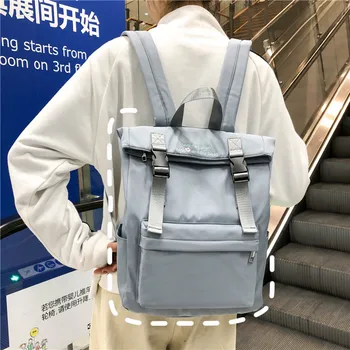 

Schoolbag Girls High School Korean Simple Mori Student High Capacity Middle School Student Backpack Computer Bag Backpack