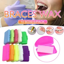 

10 Pack Dental Orthodontic Wax Relieve Irritation and Pain Braces Wax for Braces and Oral Appliances 10 Scents