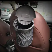 2 шт. портативный большой емкости аксессуары универсальная корзина Органайзер автомобильный мусорный бак складной мусорный бак с крышкой легко чистить