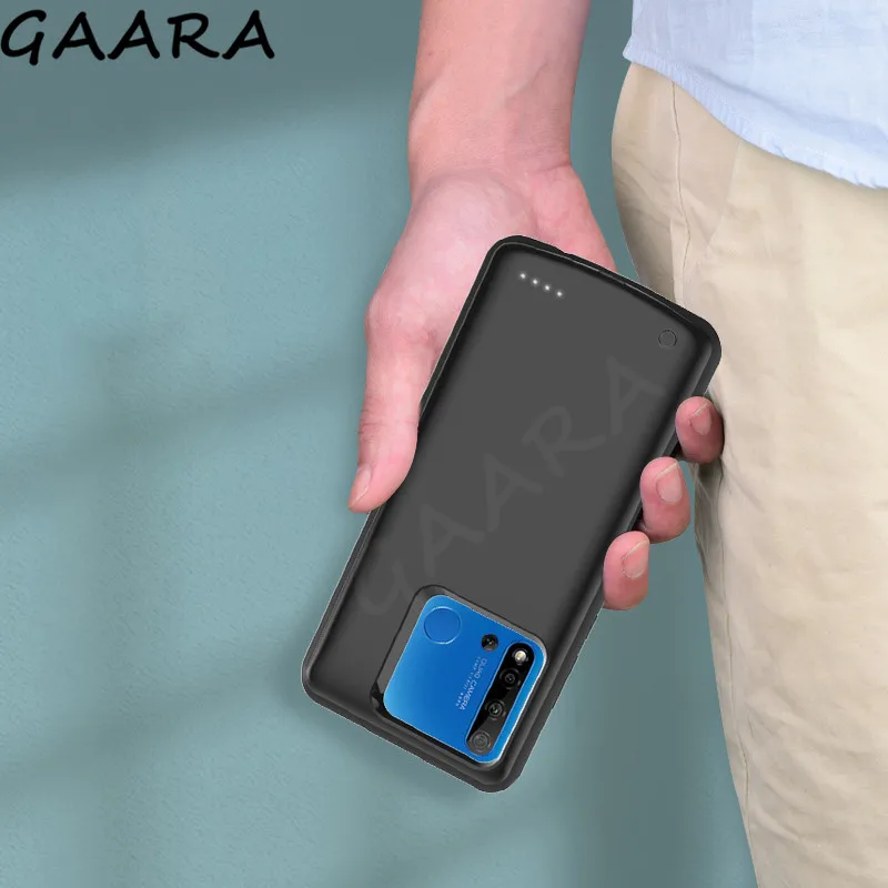 

6500mAh Battery Case For Huawei Nova 5 Silicone Shockproof Nova 5i External Charging Case Slim Nova 5i Pro Power Bank Cover