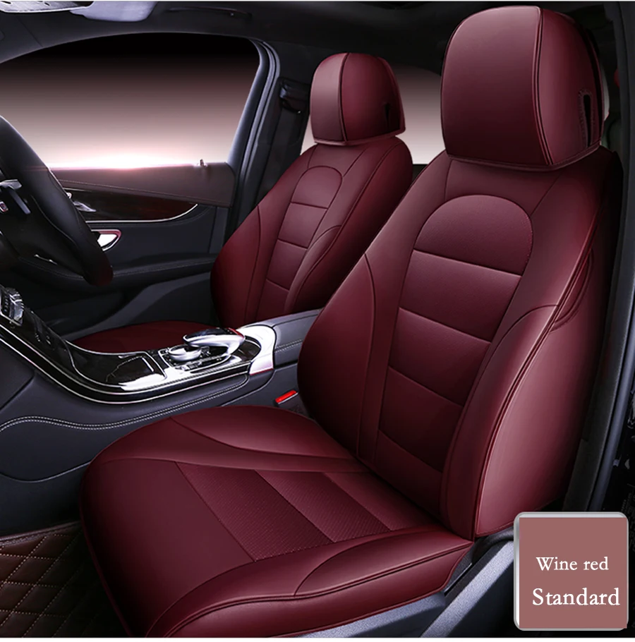 Пользовательские кожаные чехлы для автомобильных сидений для audi A4 A6 A5 a3 8p 8l sportback Q3 Q5 Q7 аксессуары чехлы для сидений автомобиля