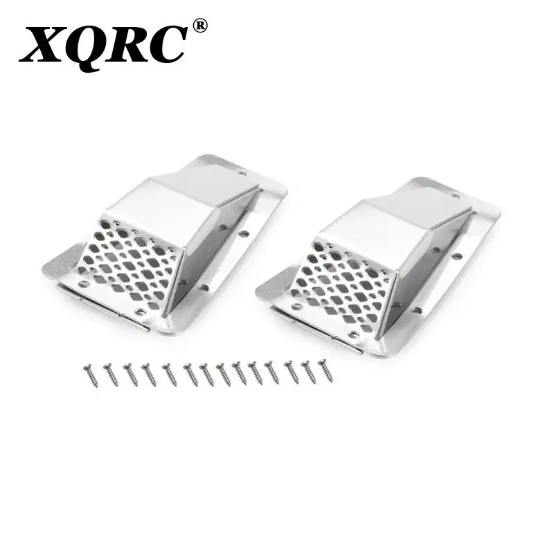 

Крышка воздухозаборника из нержавеющей стали для радиоуправляемого автомобиля 1/10, аксессуары для обновления и модификации