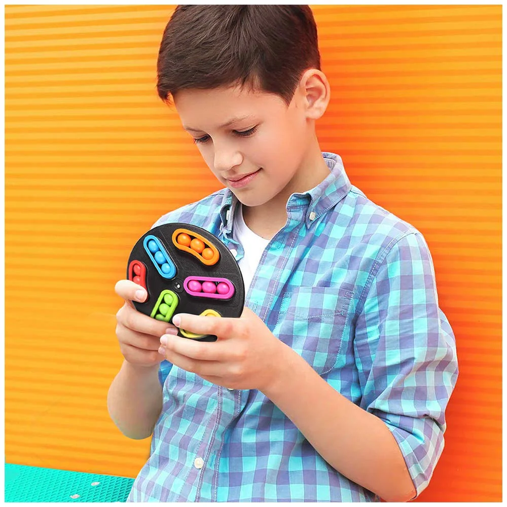 Handheld Mind Teaser Educational Magic Beans Spin Brain Training Brain Development Game Toys